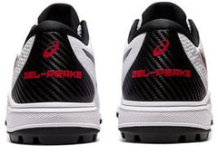 ASICS Gel-Peake 2 Cricket Shoes - White/Black/Red