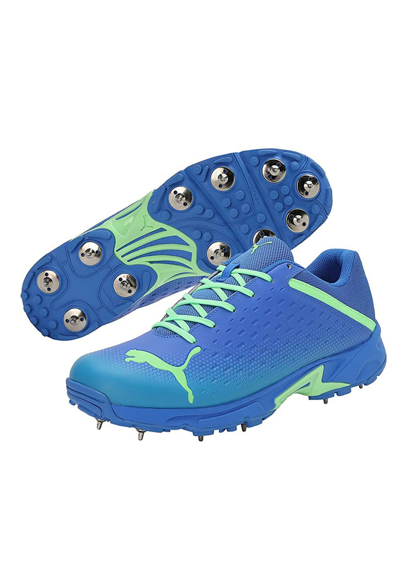 PUMA SPIKE 22.2 MEN'S CRICKET SHOES - BLUEMAZING - GREEN - OCEAN