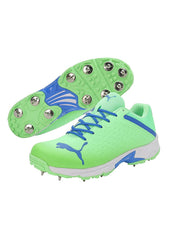 PUMA SPIKE 22.2 MEN'S CRICKET SHOES - ELEKTRO GREEN & BLUEMAZING