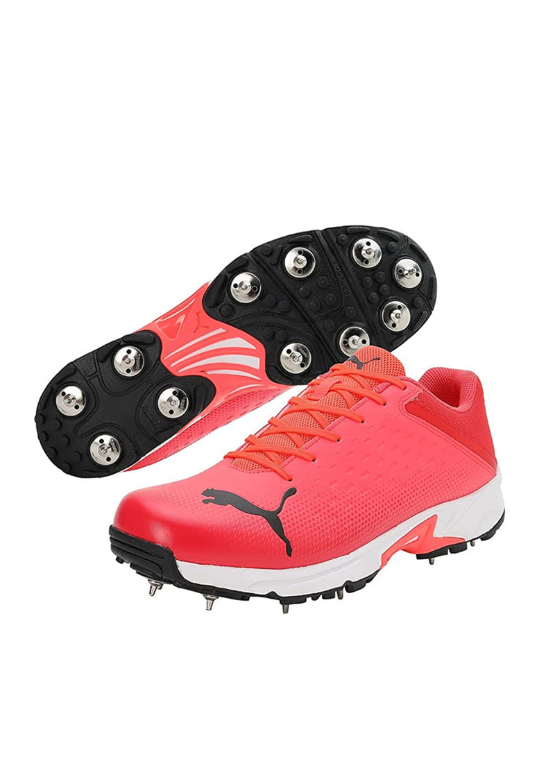 PUMA SPIKE 22.2 MEN'S CRICKET SHOES - FIERY CORAL