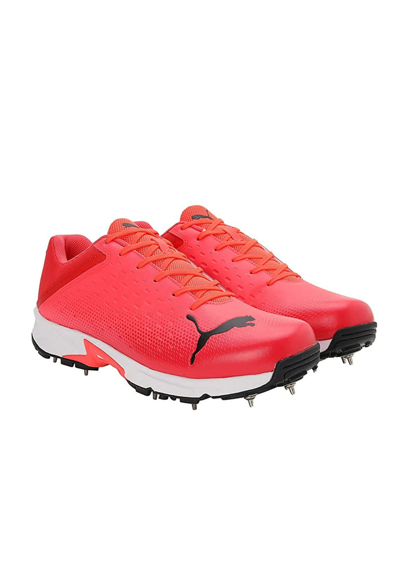 PUMA SPIKE 22.2 MEN'S CRICKET SHOES - FIERY CORAL